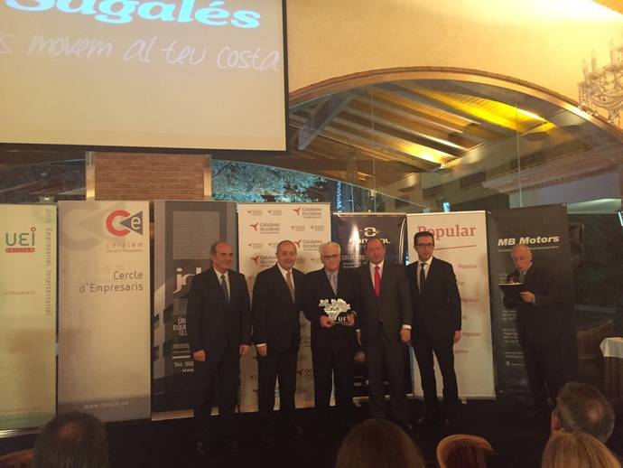 Sagalés recibe el Premio a la Trayectoria Empresarial
