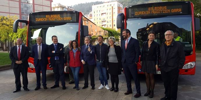 Presentación de los nuevos autobuses de Bilbobus.