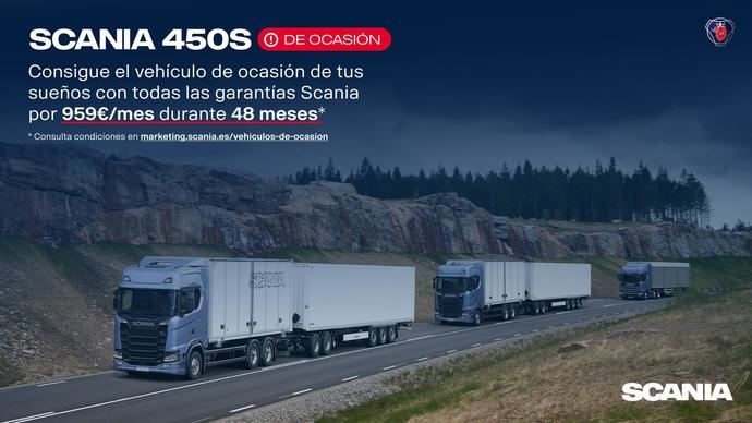 El Scania S450, protagonista de la nueva campaña de vehículos de ocasión