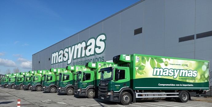 Masymas apuesta por la sostenibilidad e incorpora 11 Scania de GNL