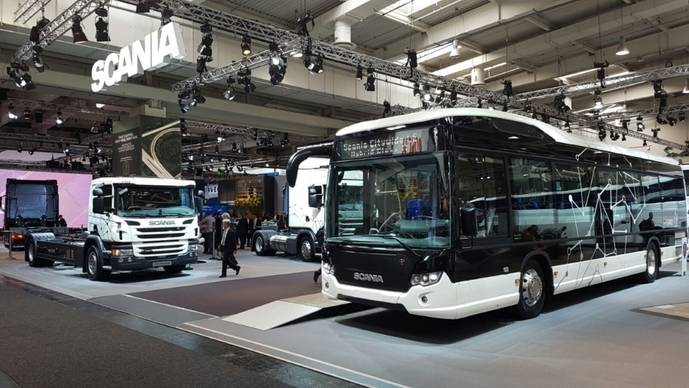 Stand de Scania en la IAA 2016.