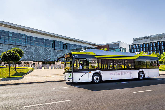 Un autobús eléctrico de Solaris realiza pruebas en Madrid y Zaragoza