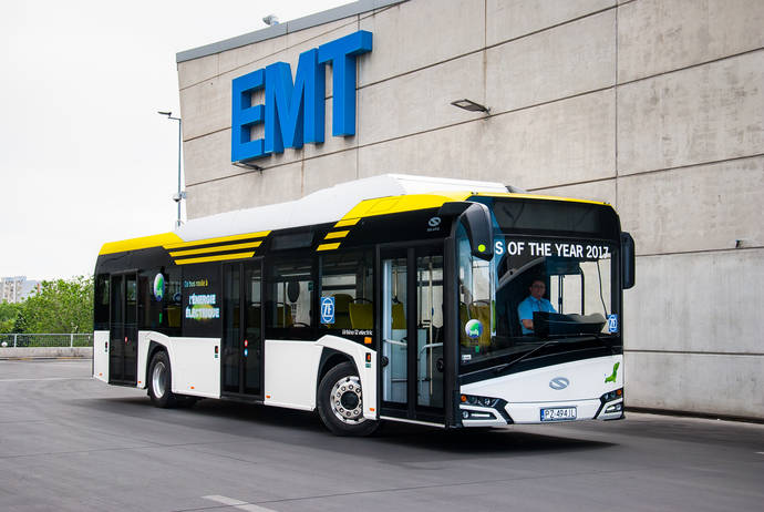 La EMT de Madrid pone a prueba el bus eléctrico Solaris Urbino 12