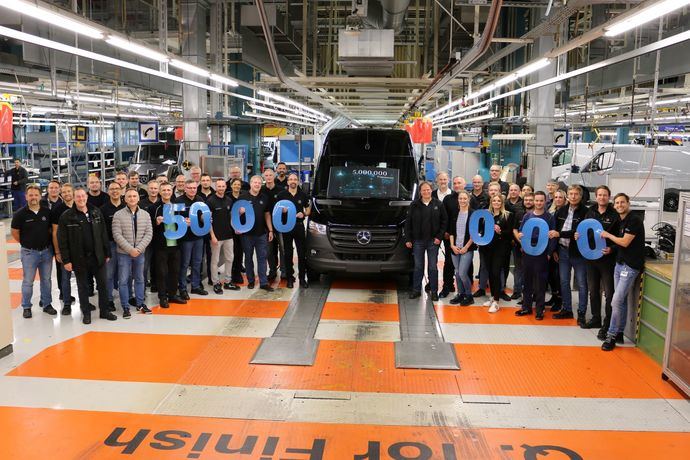 Aniversario de producción: 5.000.000 de furgonetas Mercedes