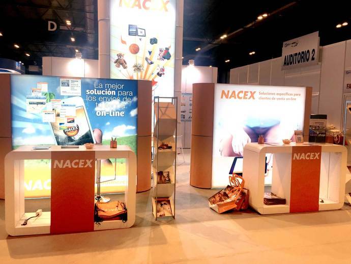 El stand de Nacex en el eShow Madrid.