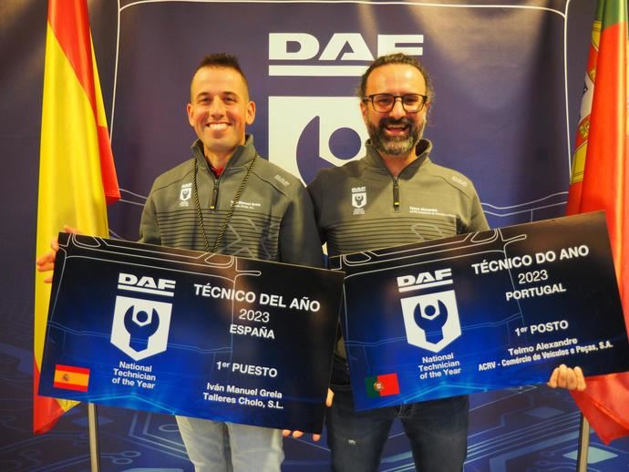 DAF concede el premio al Técnico del Año 2023 de España y Portugal