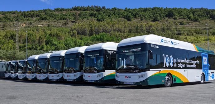Moventis Pamplona adquiere 13 buses Scania propulsados por biometano