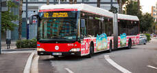 Autobús que presta servicio de TMB