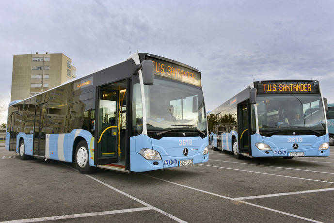 TUS incorpora dos nuevos autobuses más eficientes y accesibles