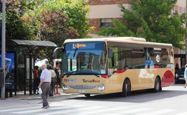 El autobús urbano de Teruel gratuito antes de Navidad