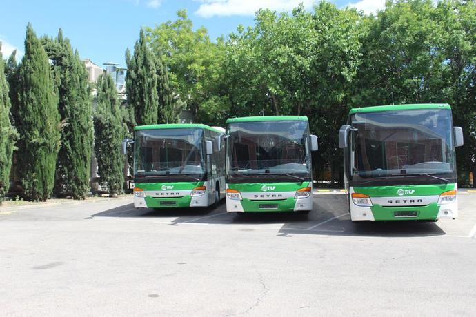Tres nuevos autobuses Setra 418 LE business para Cabildo y La Palma