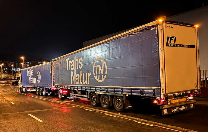 TransNatur Norte Bilbao amplía su flota con un duotrailer