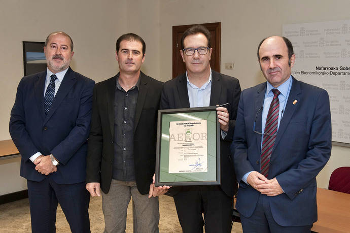 Transbidasoa recibe el certificado AENOR