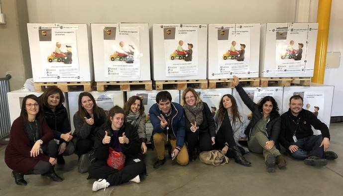 Voluntarios de la campaña ‘Unidos Por Sonrisas’.