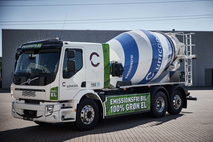 Volvo Trucks y Unicon, pioneros en el transporte de hormigón ecológico