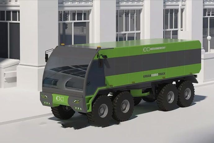 Urban Vibro Trucks, el vehículo capaz de detectar potencial geotérmico