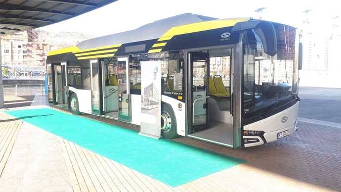 El Solaris Urbino 12 en el Sustainable Urban Mobility (SUM) Congress de Bilbao.