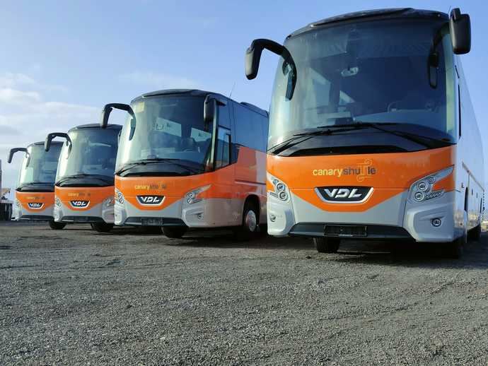 VDL Bus & Coach entrega 10 Futuras en las Islas Canarias al Grupo 1844