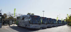 Presentación de los autobuses