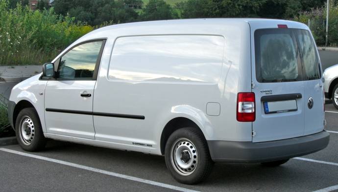 Una Volkswagen Caddy.