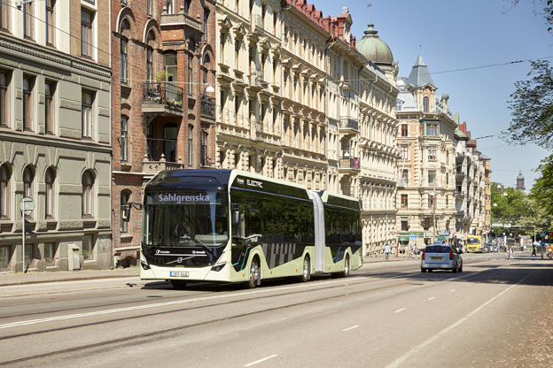 Volvo recibe el mayor pedido de Suecia de autobuses eléctricos