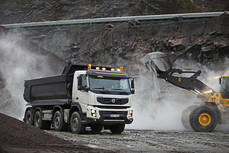 El Volvo FMX celebra 10 años, al servicio de la construcción