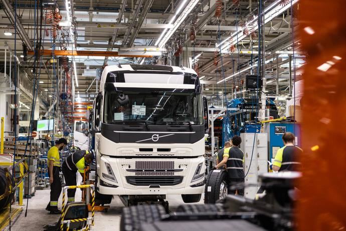 Volvo arranca la fabricación en serie de camiones eléctricos en Gante