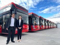 Alfabus entrega 28 autobuses eléctricos E-City E12 a la ciudad de Zaragoza
