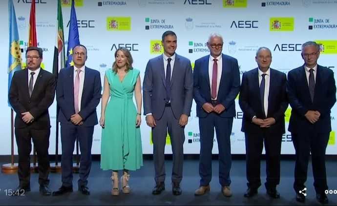 Pedro Sánchez: 'La gigafactoría de Navalmoral de la Mata creará 900 empleos en su primera fase'