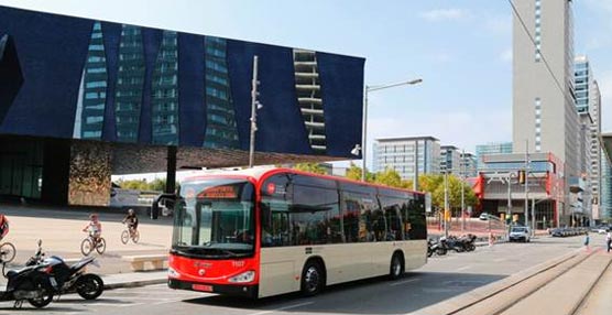 Fase de pruebas con autobuses eléctricos en Barcelona