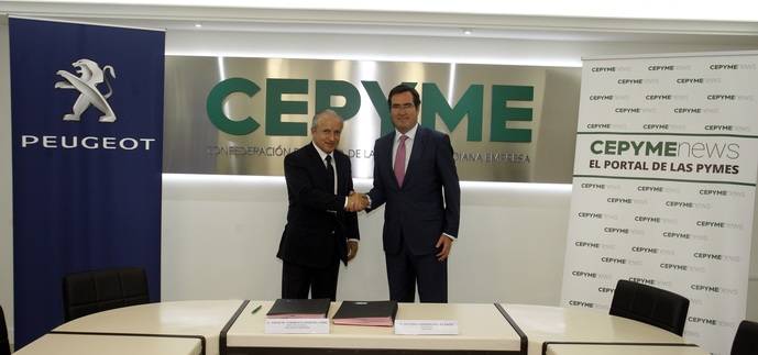 Cepyme y Peugeot colaboran en pro de la movilidad de las pymes