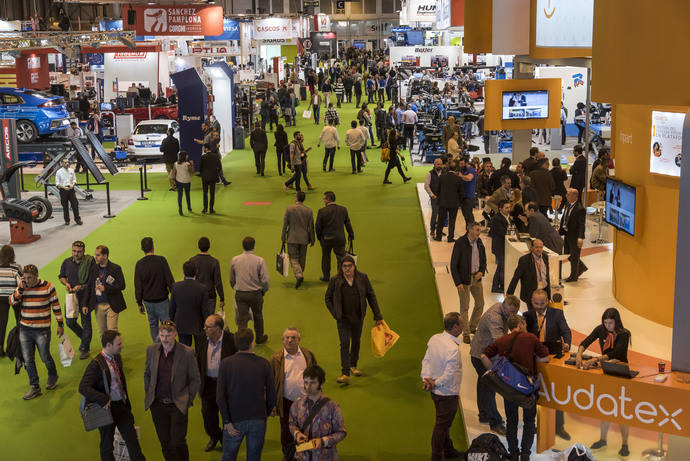 Una imagen de la edición de 2017 de Motortec Automechanika Madrid.