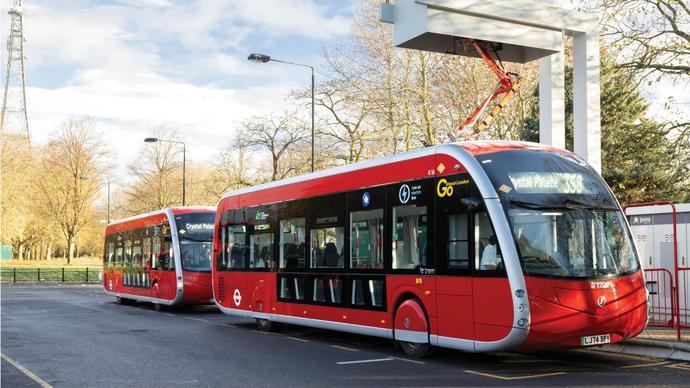 Los primeros Irizar ie trams empiezan a circular en la línea 358 de Londres