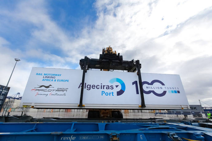 Algeciras supera los 100 millones de toneladas en 2017