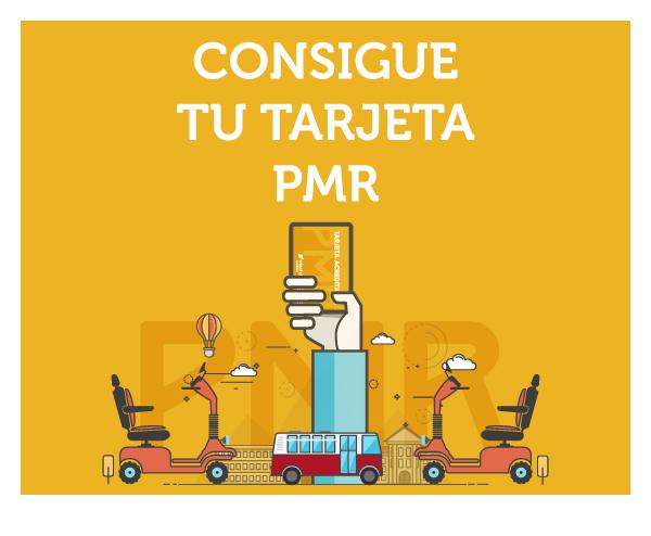 Cartel promocional de la tarjeta PMR.
