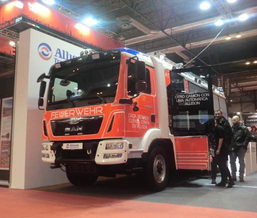 Allison y MAN, relación perfecta y segura en camiones de bomberos