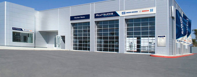 Un taller de Alltrucks.