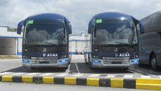 Autobuses de la compañía Alsa