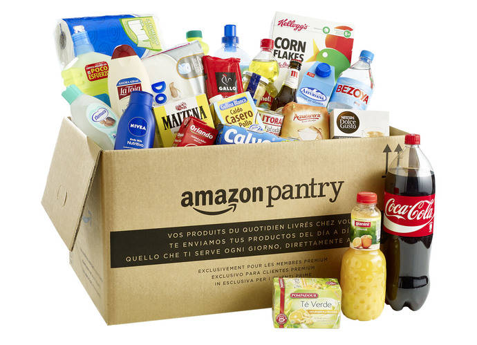 Cajas del servicio Amazon Pantry.