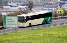 Autobuses en Sevilla.