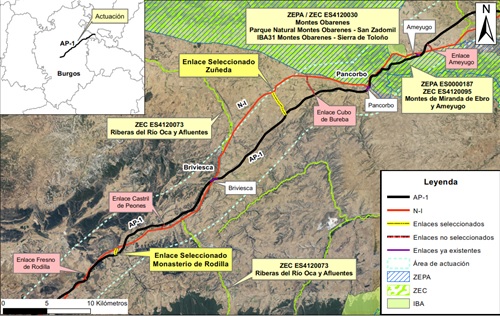 Mitma obtiene mejorará la AP-1 entre Burgos y Miranda de Ebro