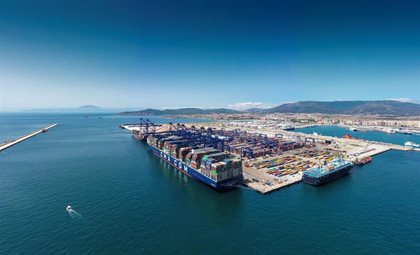 Apba celebra entrada de CMA CGM Algeciras