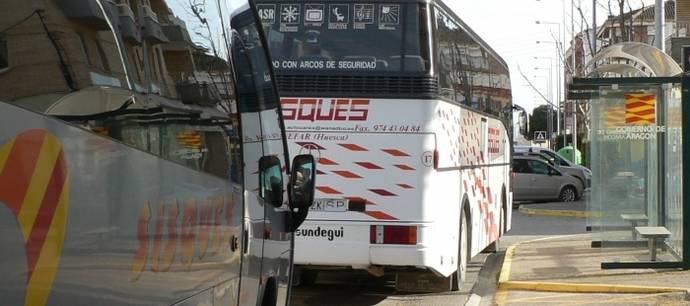 Bus de Aragón.