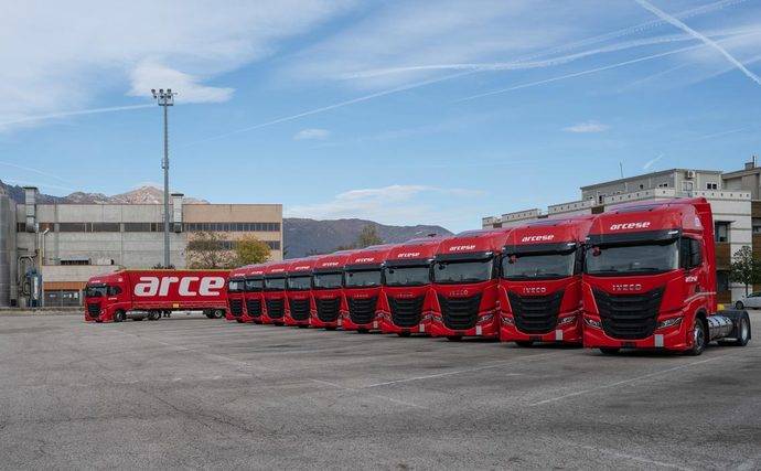 El Grupo Arcese renueva su flota con 20 vehículos Iveco S-Way NP