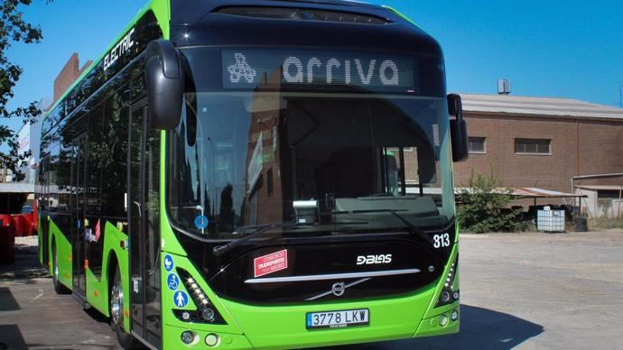 La CAM prueba un nuevo bus 100% eléctrico en una línea urbana de Alcorcón