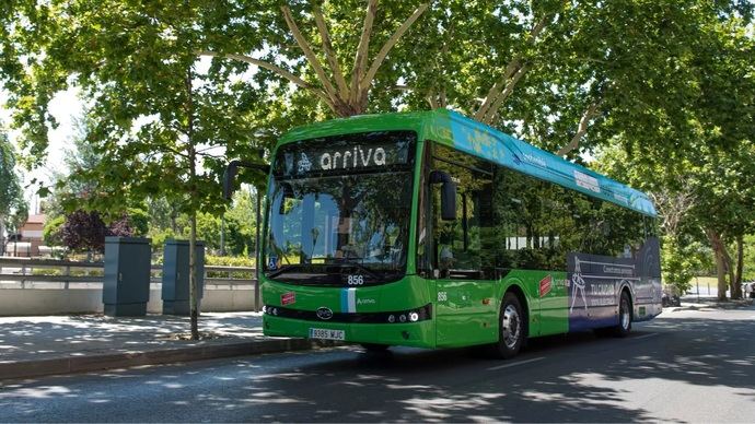 Arriva electrifica la totalidad del transporte urbano de Móstoles