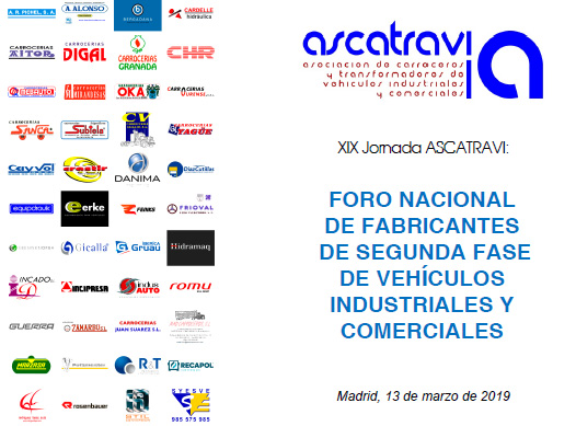 Cartel de Ascatravi para su XIX Jornada anual.