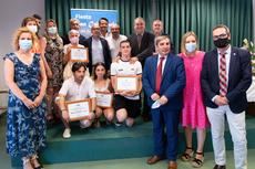 Foto de familia con todos los premiados