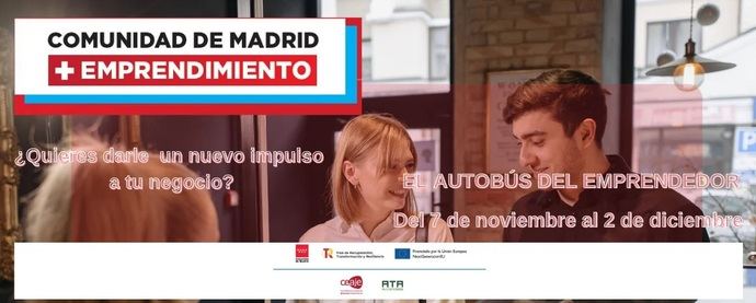 El Autobús del Emprendedor de ATA recorrerá 20 municipios de Madrid