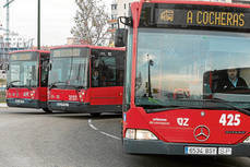 Autobuses de Zaragoza.